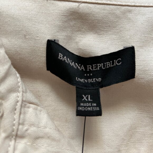 BR Utility Jumpsuit in Cream/Ivory, Size XL - Picture 4 of 10